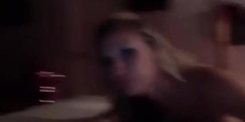 girl on bed on camera