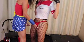 Sabrina Prezotte & Adriana Rodrigues - Harley Quinn & Wonder Woman - 2021