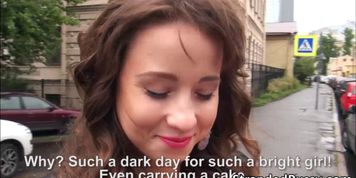 Amazing hot babe Taissia gets ass pounded by a big cock