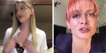 Secret Office Lesbian Relationship Continues On Webcam - Kenna James, Serene Siren