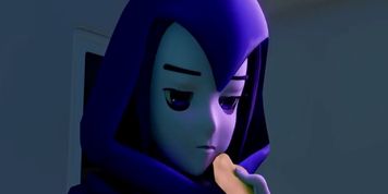 Raven Gets Fucked By Starfire And Blackfire