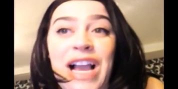 Leanne Crow Bares Her Big Boobs