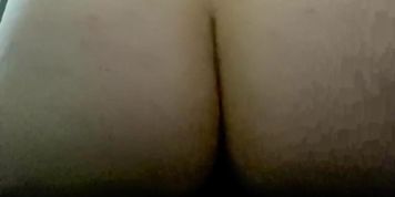 girl with fat ass fucks herself with dildo