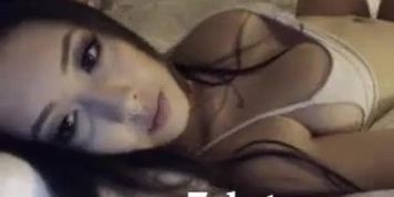 Asian teen show her ass and play with her pussy on  webcam