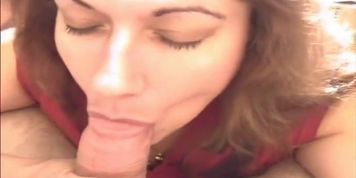 Amateur Loves The BBW Blowjob