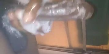 In the shower jerk off