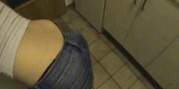 Amateur kitchen fuck