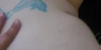 Bbw takes a load in her ass