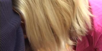 Aaralyn Barra Plays Doggy For Two Big Dick Treats