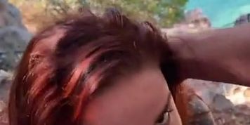 Sex near the nude beach and facial cumshot &ndash; KleoModel (KleoModel KleoModel)