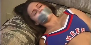 Jasmine Shaye cheerleader bondage