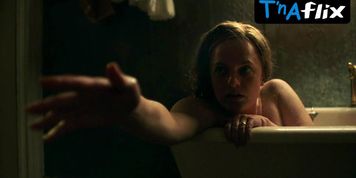 Elisabeth Moss Breasts Scene  in Shirley