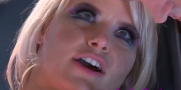 Anikka Albrite blows her captor before fucking him (Annika Albrite)