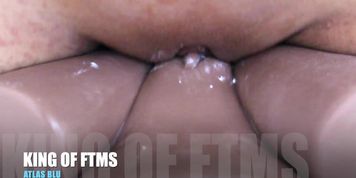 HD: Part 2: Interracial fuck, FTM Transman SLOPPY fucks EBONY Silicone w/ SEXY Guy VOICE & MOANS!