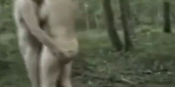 Big tit milf fucked in the woods