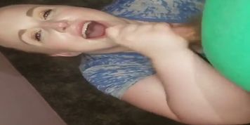 BBW goes down on her husband in an empty nursery 