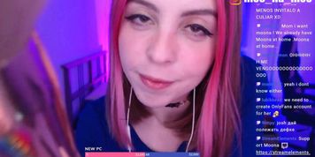 Moona - hot asmr stream banned from twitch (13 Aug 2020)