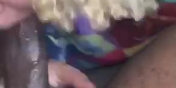 Thick Ebony BBW Redbone Giving Sloppy Head