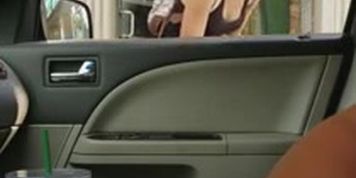 Car Flash Directions Blonde Teen