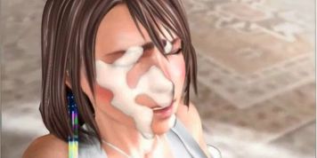 Anime hottie blowing and tit fucking dick gets jizzed
