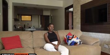 This Ebony Teen Said It Was The Modeling Break She Needed... So She Begged For A Hard Fuck On Camera