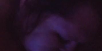 Big White Bitch Sucking BBC sucking Balls beg me to cum in her mouth