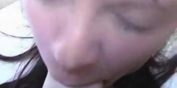 Stocking mask blowjob
