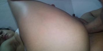 hotwife young filming in close up being fucked by stranger boy no condom