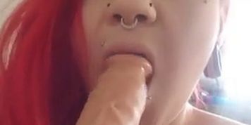 KiiBaby loves her dildo, but loves cock even more! Check out OnlyFans for full B/G content! 