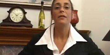 Hot Milf in glasses deepthroating black part3 - video 2