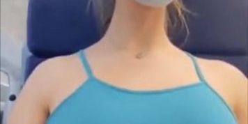 Teen Flash Boobs On Train