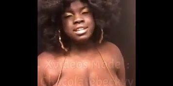Chocolate Becky huge boobs