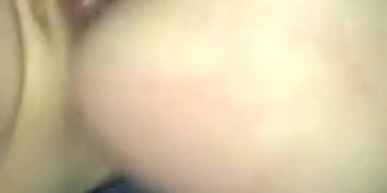Light skin mexican teen with juicy ass loves this fat cock 