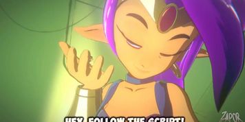 giantess Shantae (credit to: @Zapor666)