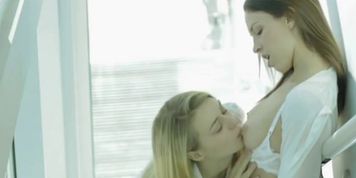 very sexy babes licking a swollen cock