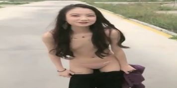 NO.248 Two young bitch show pussy in car naked stray in public 144 mins