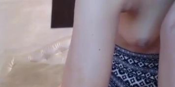 Teen with dildo in her ass