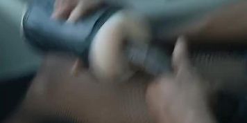 11" TS BBC - Yonni Diamonds fucks a pocket pussy on way to our hotel