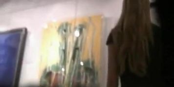 Blonde hotty with a gorgeous bum in a hidden cam candid porno