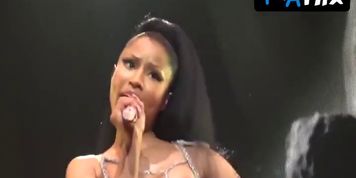 Nicki Minaj Breasts Scene  in Live In Vancouver: 08/16/15