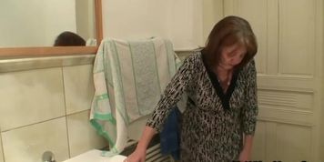 Horny guy bangs her GF's mother