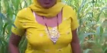 Desi village bhabhi outdoors