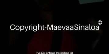 Amateur French Wife Maevaa Sinaloa Sucks and Swallows 3 Uber Passengers in Parking Lot Challenge