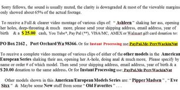 33rd American & European Web Cam Model (Promo Series)