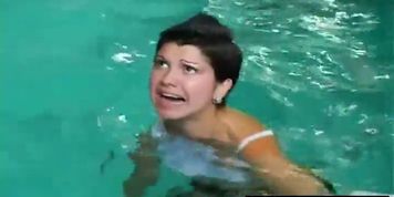 Shameless party babes gets banged at poolside