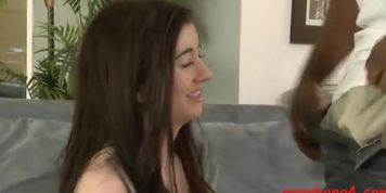Tight teen girl double fucked by massive black boners (Courtney Star)
