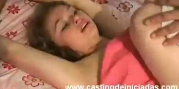 Latina screaming anal during casting