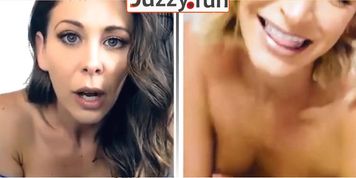 two lesbians have sex in video chat (Cherie DeVille, Emma Hix)
