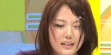 Japanese News Reporter Gets Fucked And Cummed On While On Air