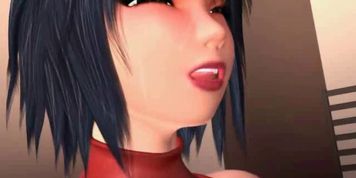 Animated slut gets asshole rammed - video 1